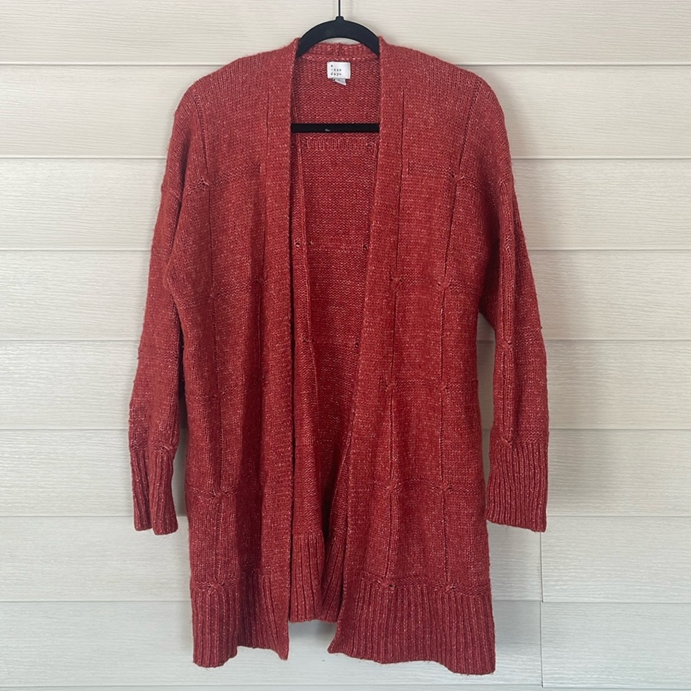 A New Day Dark Orange Cardigan